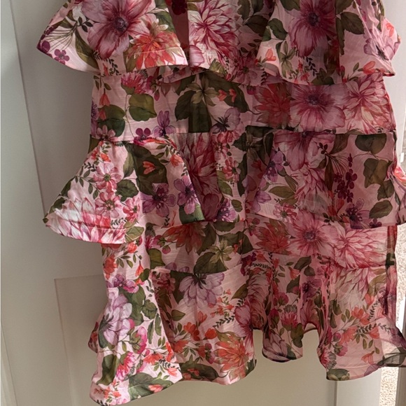 Floral Pink Maxi Dress - Picture 4 of 9